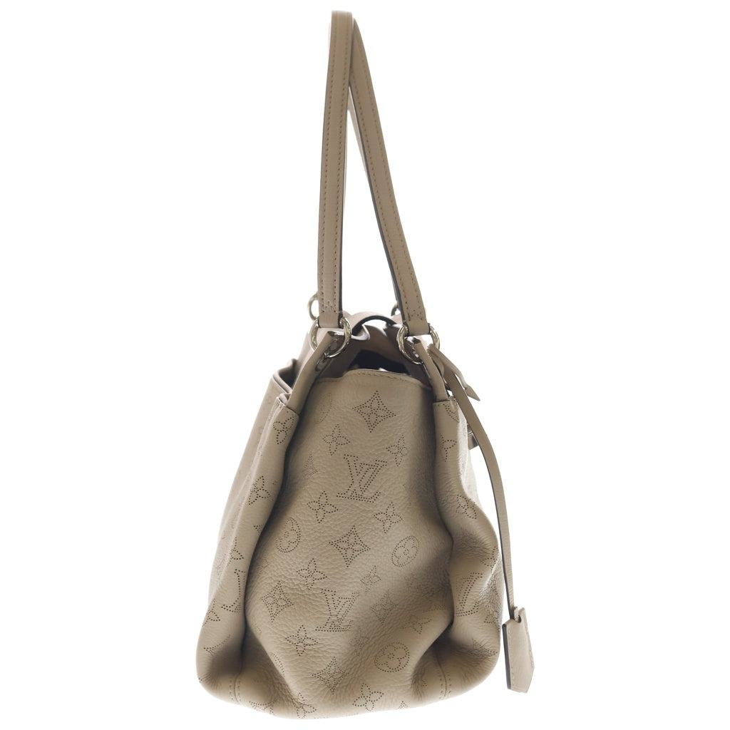 LOUIS VUITTON(ルイヴィトン) セーヴル マヒナ ハンドバッグ ベージュ レザー M41791 シルバー金具 レディース