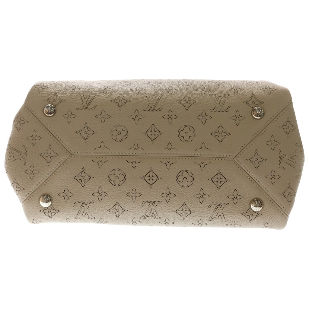 LOUIS VUITTON(ルイヴィトン) セーヴル マヒナ ハンドバッグ ベージュ レザー M41791 シルバー金具 レディース