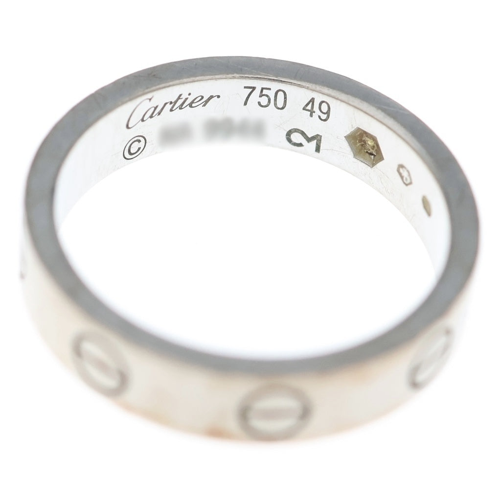 Cartier(カルティエ) ミニラブリング 1Pダイヤ K18WG ホワイトゴールド レディース