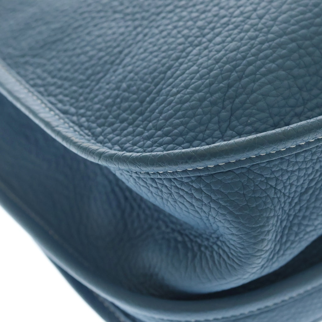 HERMES(エルメス) エブリンPM トリヨンクレマンス シルバー金具 トートバッグ ショルダーバッグ □R刻印 ブルージーン レディース