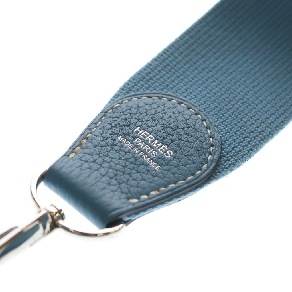HERMES(エルメス) エブリンPM トリヨンクレマンス シルバー金具 トートバッグ ショルダーバッグ □R刻印 ブルージーン レディース