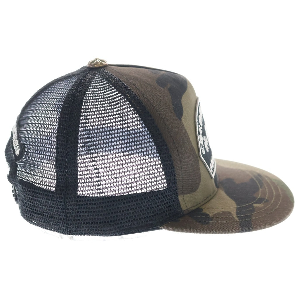 CHROME HEARTS(クロムハーツ) King Taco Trucker Cap キングタコ トラッカー 迷彩 カモフラ メッシュ ベースボールキャップ 帽子 カーキ