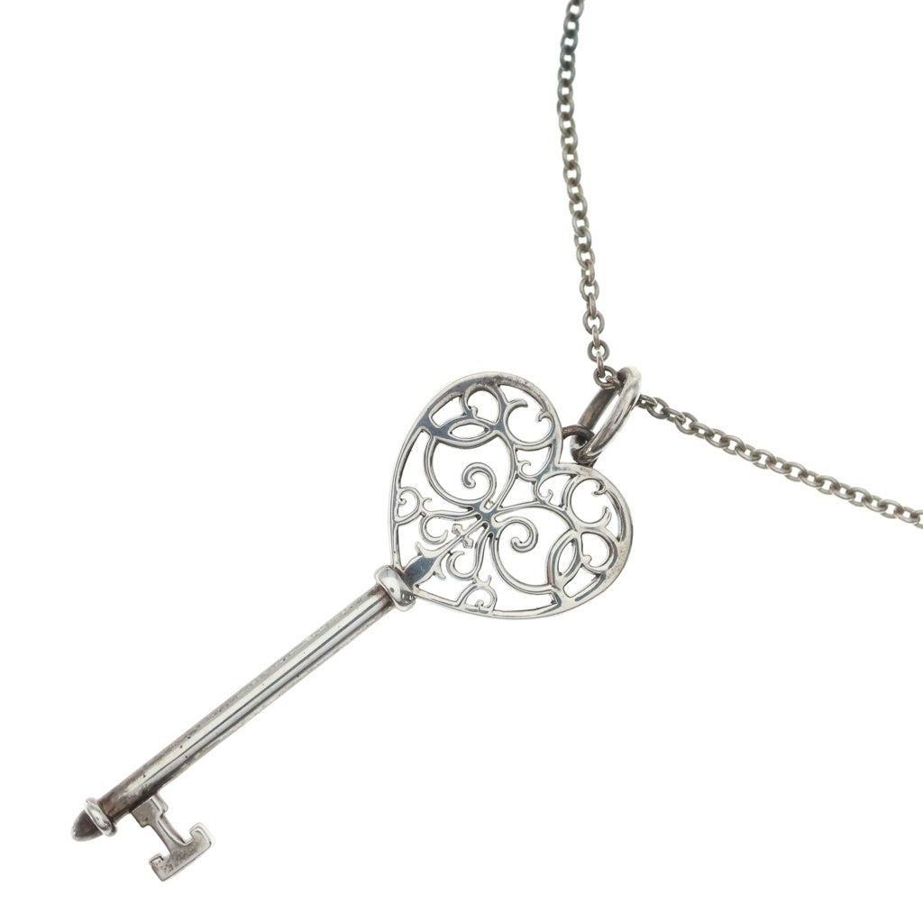 TIFFANY & Co.(ティファニー) エンチャントハート キー モチーフ ネックレス シルバー レディース