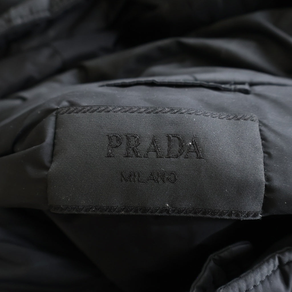 PRADA(プラダ) トライアングルロゴ ダウンジャケット ブラック SGN955 S191 1WQ9 レディース