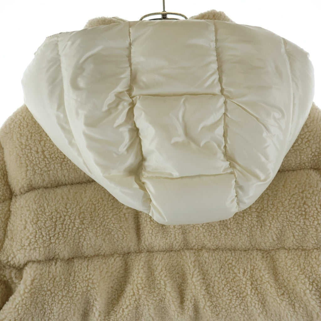 MONCLER(モンクレール) MICHON ミション ボアダウンジャケット ホワイト アイボリー #2 G20911A00089 595EA レディース