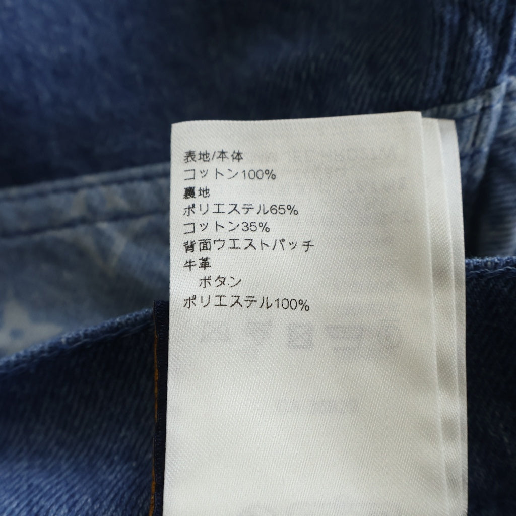 LOUIS VUITTON(ルイヴィトン) 24AW RM242MM JEE HRD27W モノグラム パッチワークデニムパンツ インディゴブルー #28