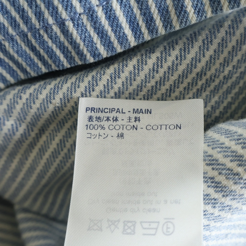LOUIS VUITTON(ルイヴィトン) 21SSヴァージルアブロー ストライプ モノグラム デニム ジャケット インディゴブルー #S RM211V BX7 HLS05W