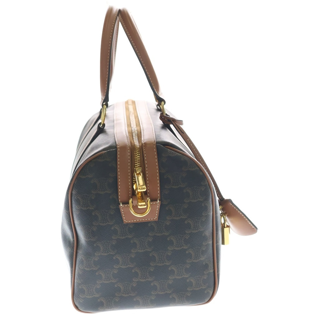 CELINE(セリーヌ) トリオンフ ボストンバック 2wayバック ミディアム PVC レザー ブラウン 121322CAS レディース