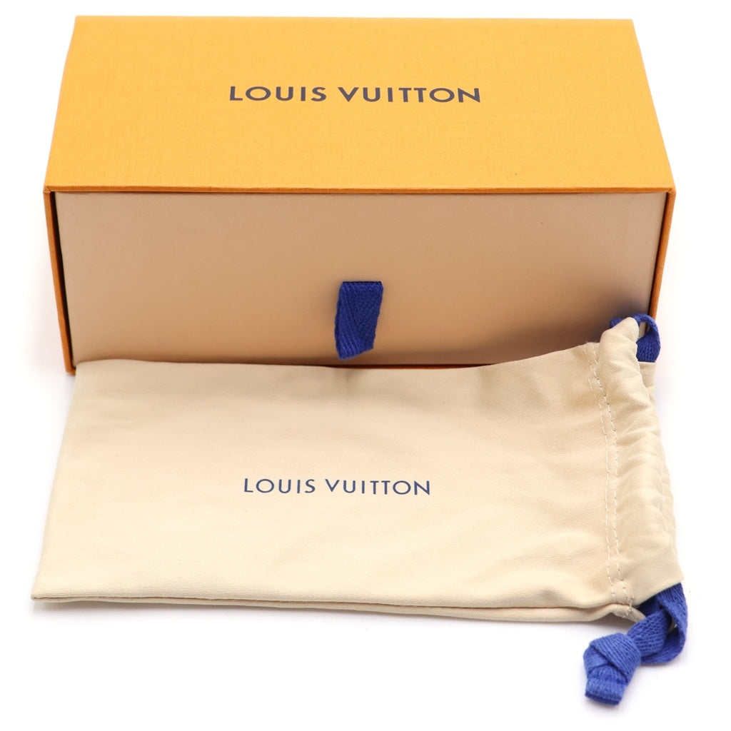 LOUIS VUITTON(ルイヴィトン) LV シグネチャー スクエア ラウンド ウェリントン サングラス ピンクフレーム ネイビーレンズ ローズクレール #51□22 Z1965U