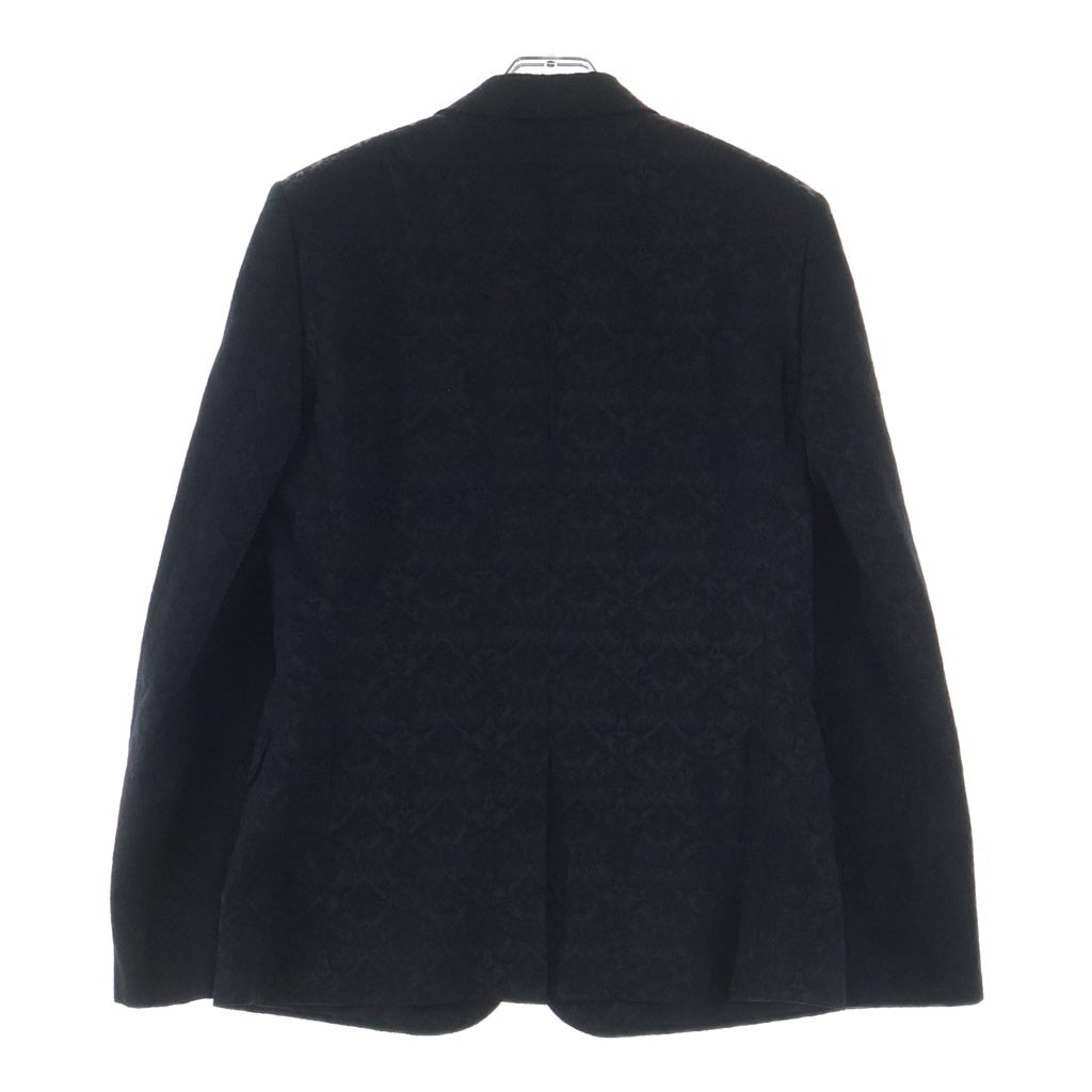 SAINT LAURENT PARIS(サンローランパリ) 13AW エディ期 レースデザイン 2Bテーラードジャケット ブラック 326684 レディース