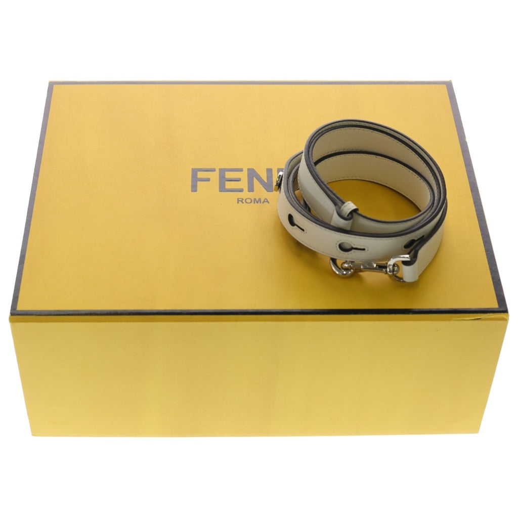 FENDI(フェンディ) バイザウェイ ミディアム レザー 2WAY ハンドバッグ ショルダーバッグ ホワイト 8BL146