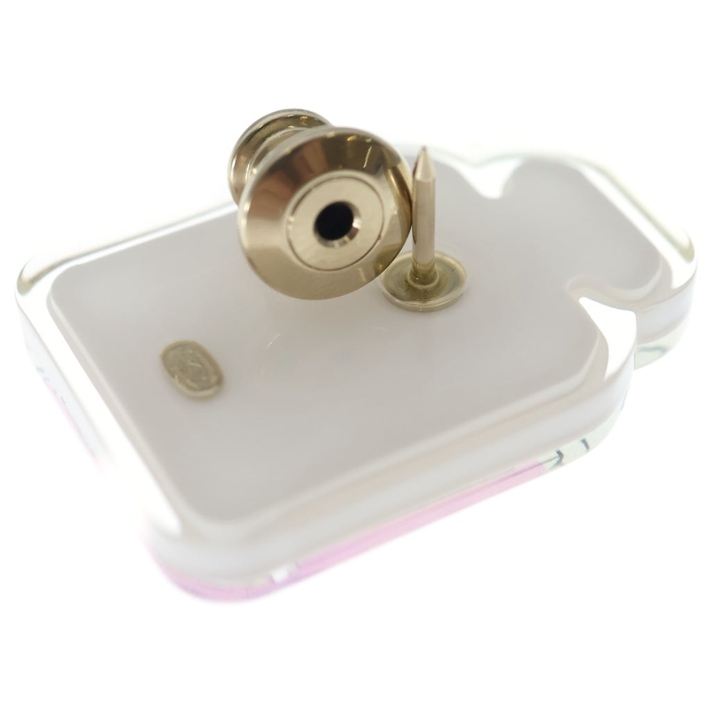 CHANEL(シャネル) No5 ココマーク ブローチ ピンバッジ ホワイト/ピンク D24C レディース