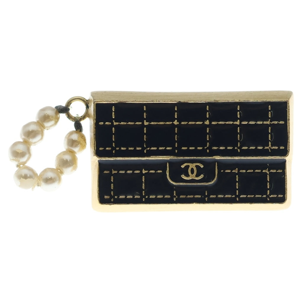 CHANEL(シャネル) チョコバー ココマーク ブローチ ゴールド/ブラック 02C レディース