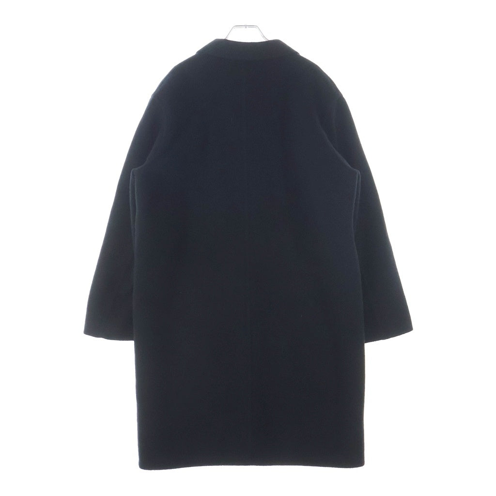 HERMES(エルメス) クルードセル ダブルフェイス ロングチェスターコート カシミヤ ブラック 3H0188DA レディース