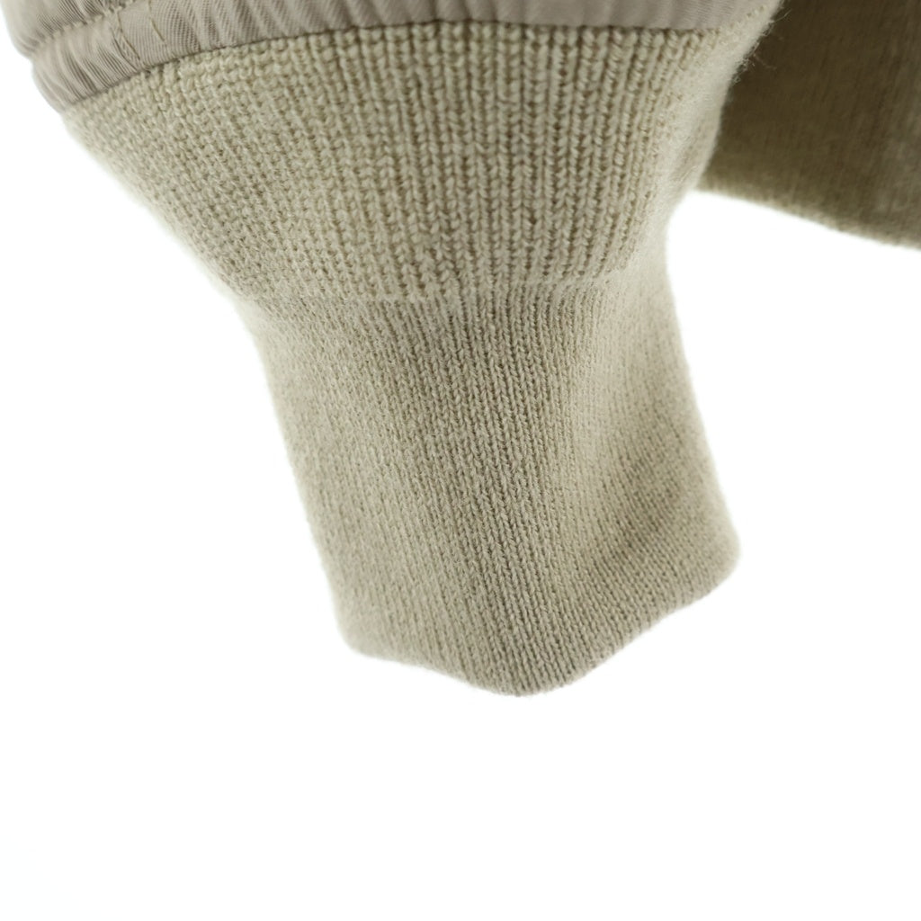 NO BRAND(ノーブランド) STATION BIVOUAC (ステーションビバーク) 16AW ボア ボンバージャケット ジップアップ ベージュ LJM-03