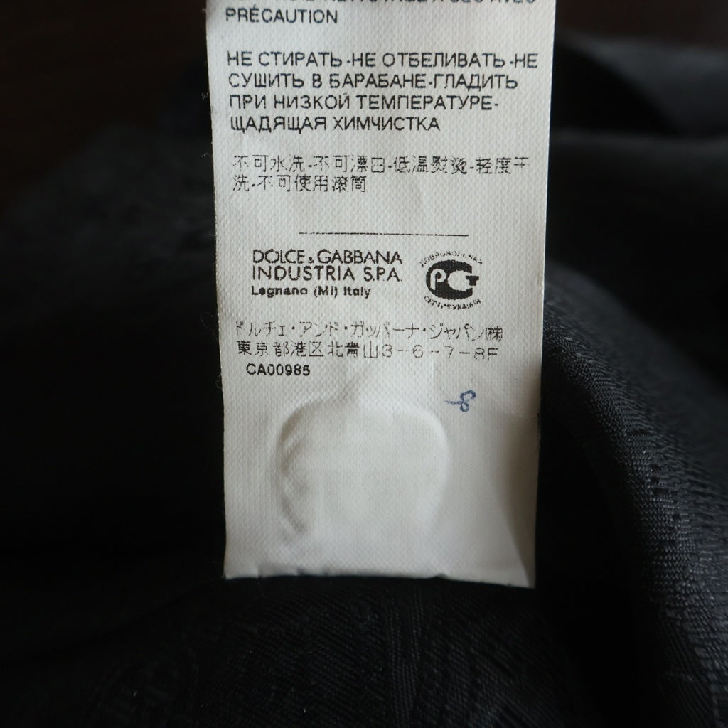 DOLCE & GABBANA(ドルチェアンドガッバーナ) コットンベスト ブラック #46 G7136T