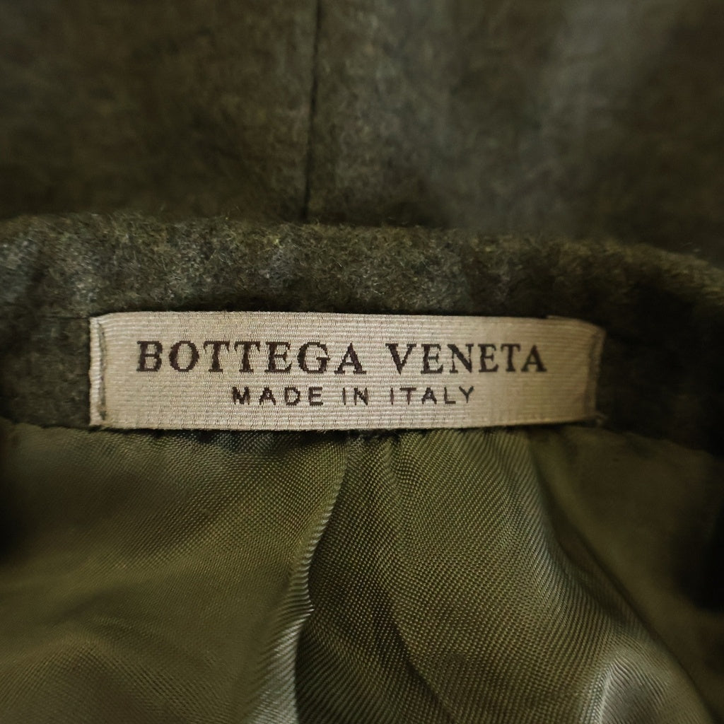 BOTTEGA VENETA(ボッテガヴェネタ) ダブルブレステッドカシミヤジャケット カーキ #44 442918