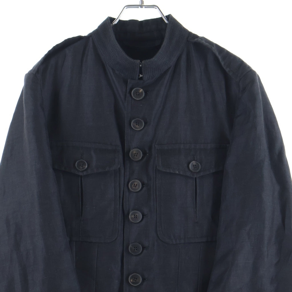 GUCCI(グッチ) ミリタリーコットンジャケット ブラック #44 121537