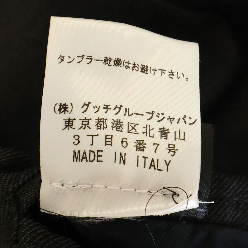 GUCCI(グッチ) ミリタリーコットンジャケット ブラック #44 121537