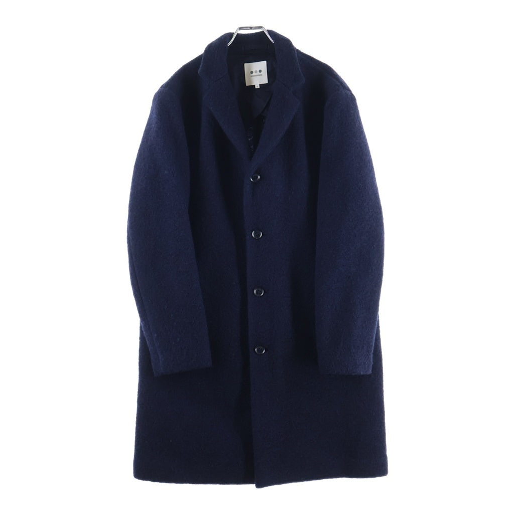 NO BRAND(ノーブランド) Three Dots ウールチェスターコート ネイビー #M