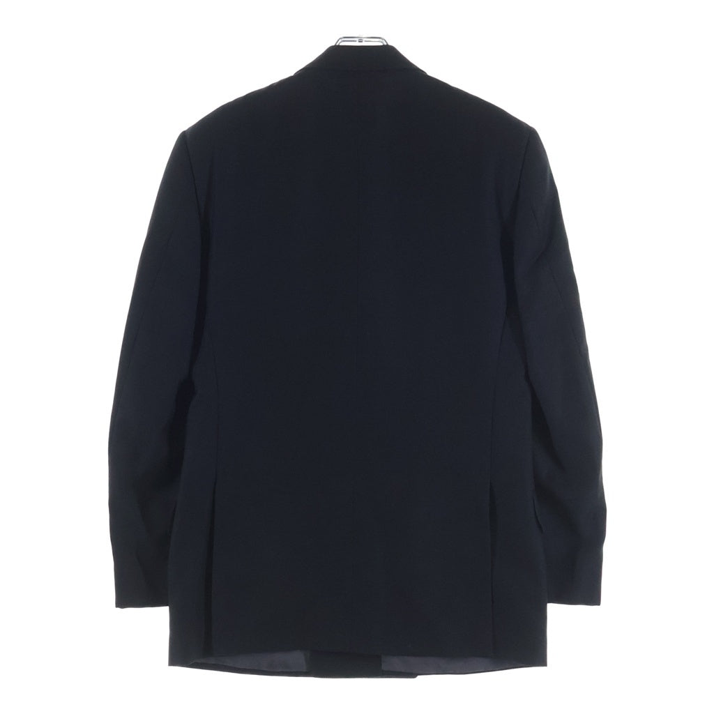Ermenegildo Zegna(エルメネジルドゼニア) ダブルブレステッドウールジャケット ブラック #44