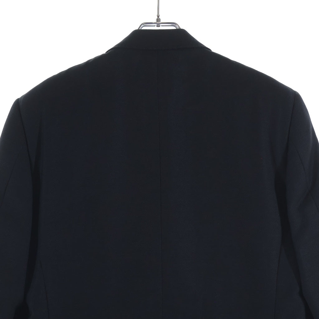Ermenegildo Zegna(エルメネジルドゼニア) ダブルブレステッドウールジャケット ブラック #44