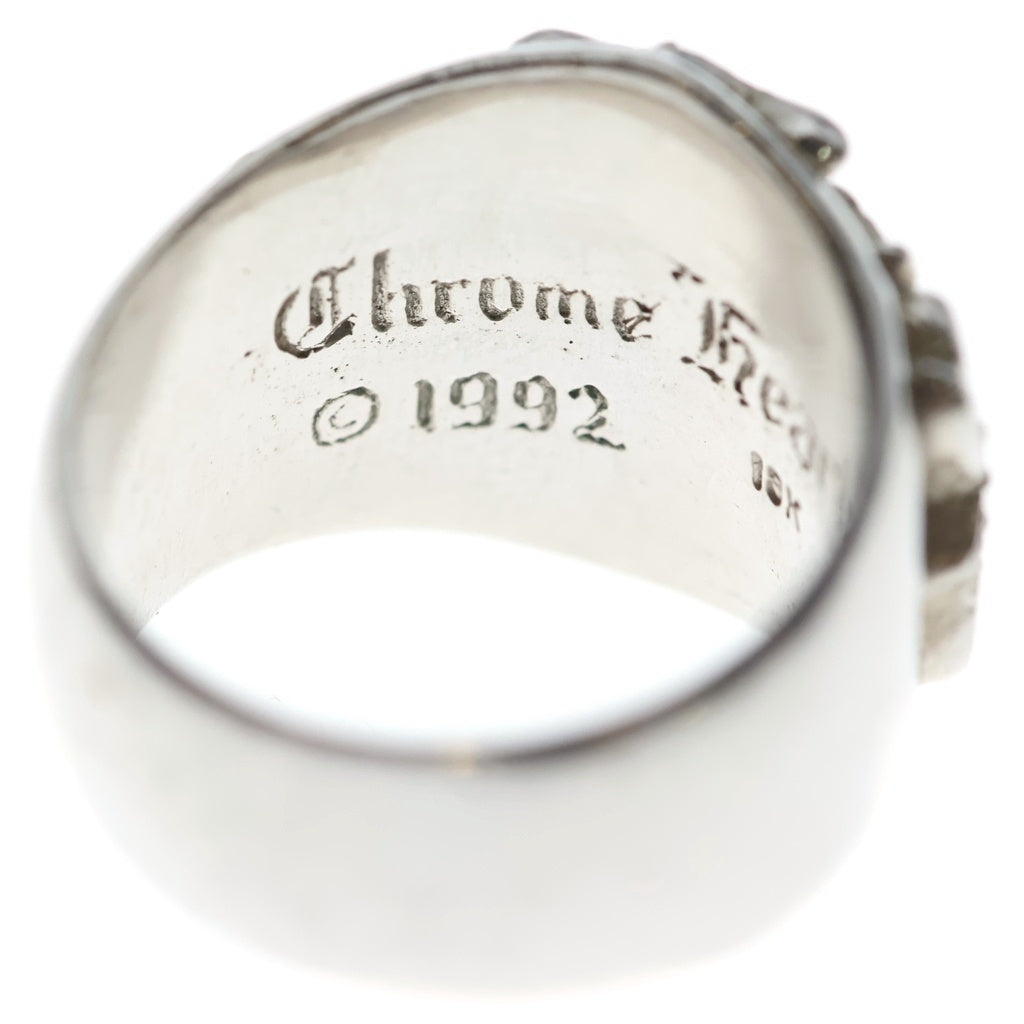 CHROME HEARTS(クロムハーツ) K18WG KEEPER P/DIA キーパーリング PAVEダイヤ ホワイトゴールド #22.5