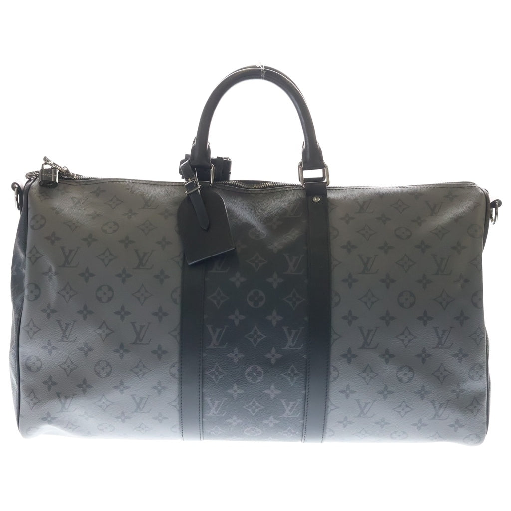 LOUIS VUITTON(ルイヴィトン) キーポル バンドリエール50 ボストンバック モノグラム LVエクリプスリバース グレー/ブラック M45392 レディース