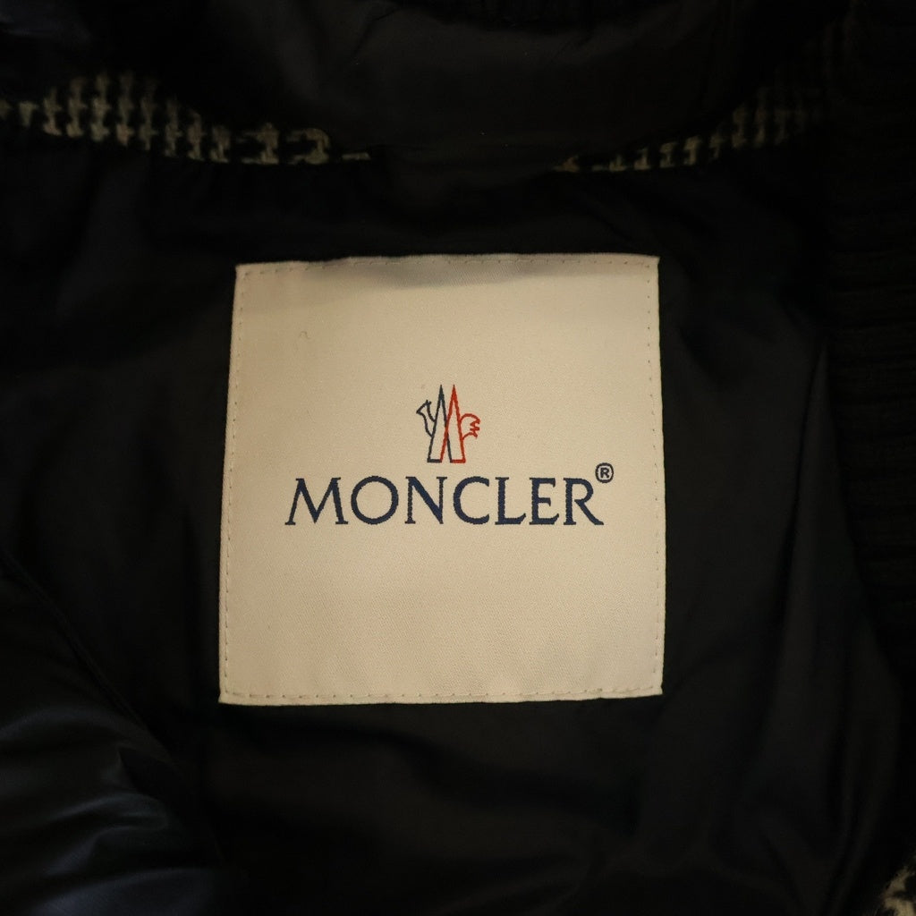 MONCLER(モンクレール) 20AW BESS GIACCA ベス ダウンジャケット グレンチェック ホワイト/ブラック F20911B53300