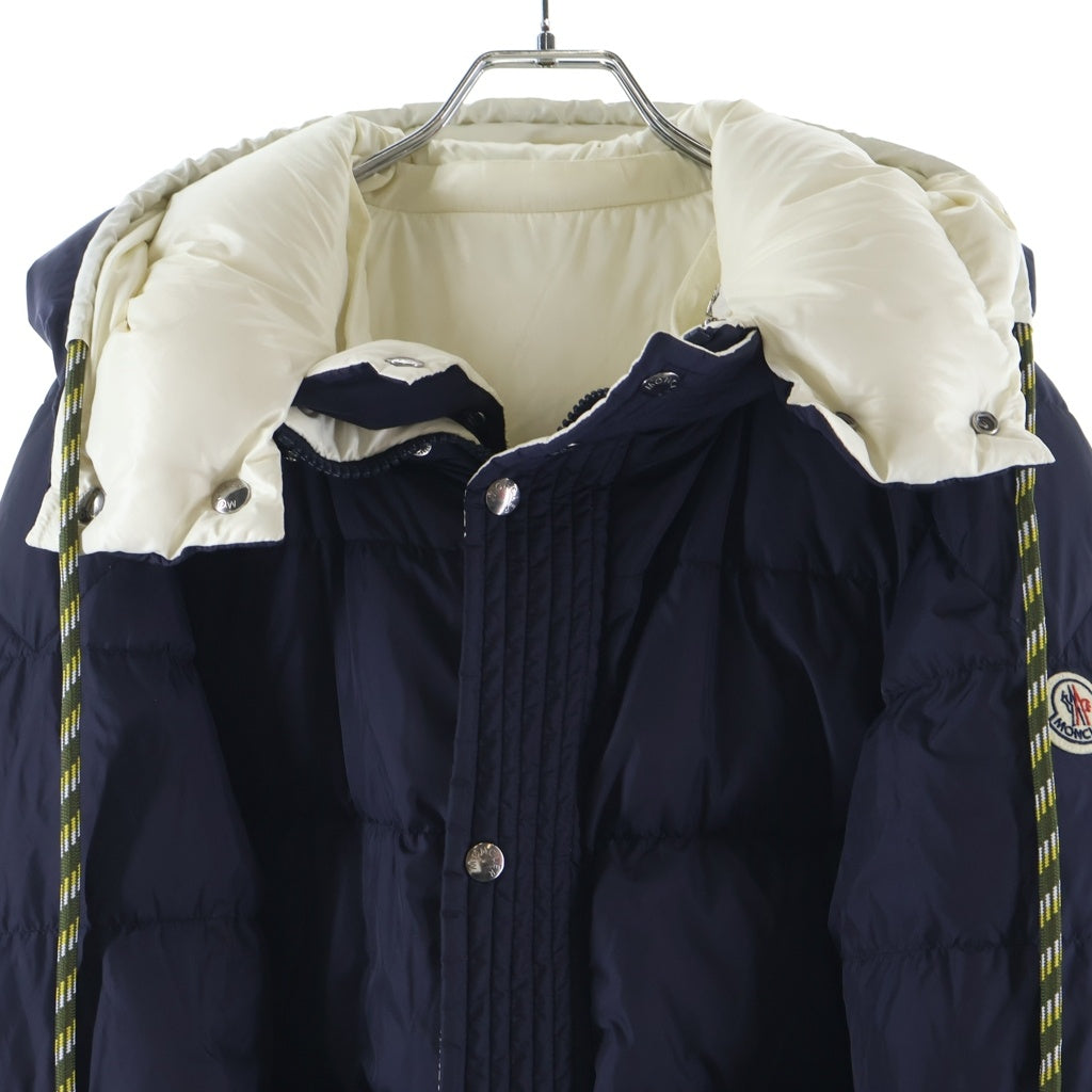 MONCLER(モンクレール) ETIEVANT リバーシブル ダウンジャケット ナイロン ジップアップ フード ホワイト/ネイビー G20911A00136