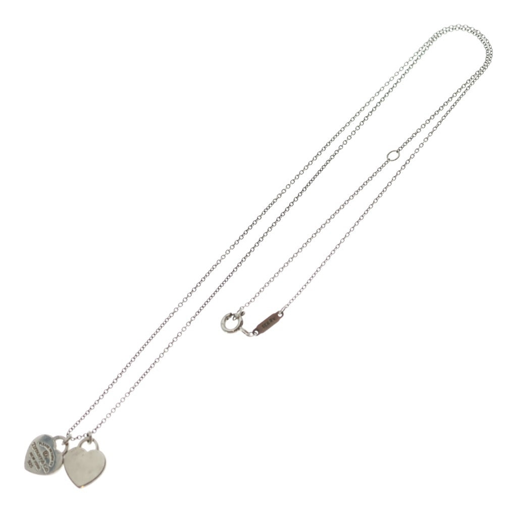 TIFFANY & Co.(ティファニー) リターントゥティファニー ダブルハート ペンダント ミニ ネックレス シルバー レディース