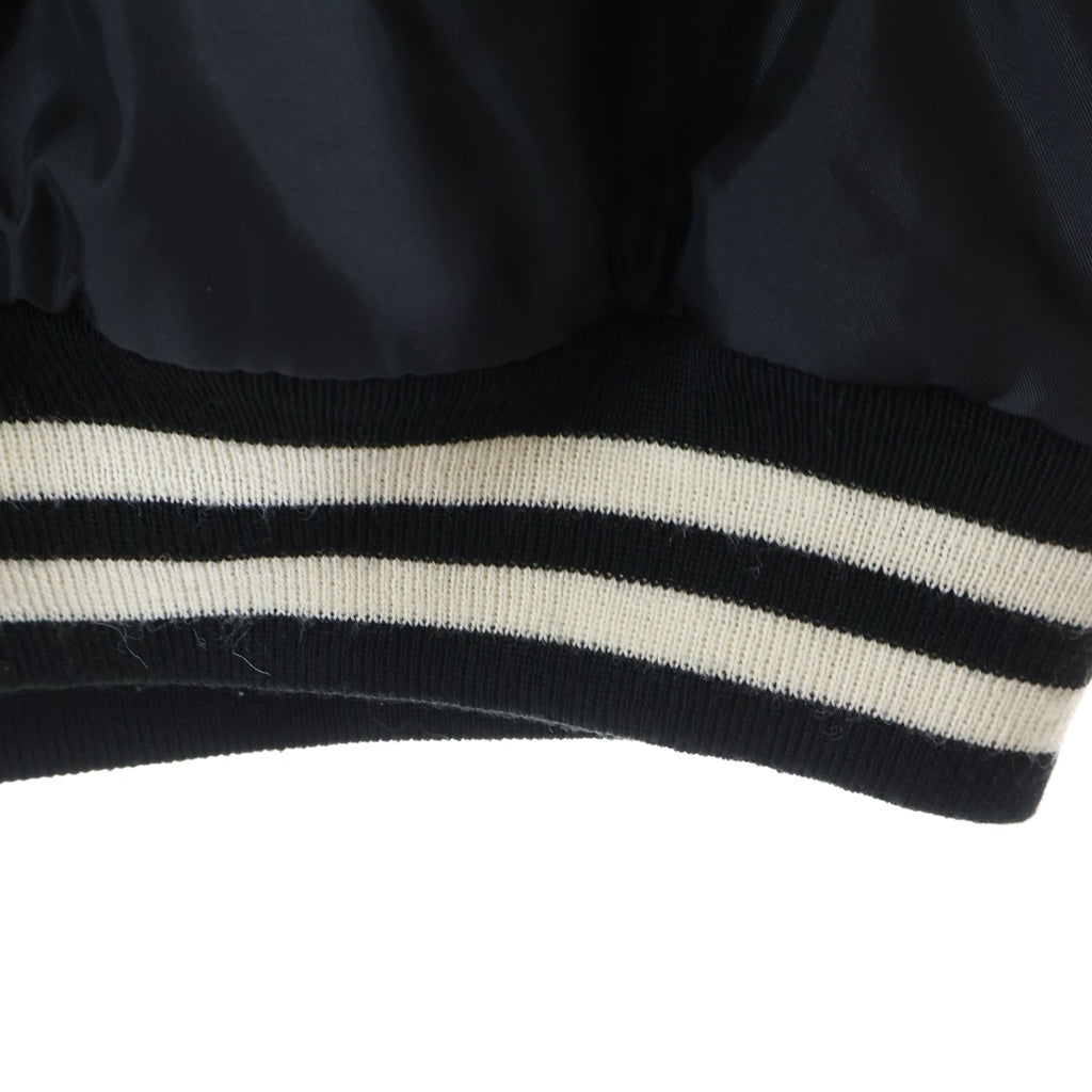 CELINE(セリーヌ) 21AW バックロゴ 中綿入り フーデット テディブルゾン ジャケット #48 ブラック 2W436495M