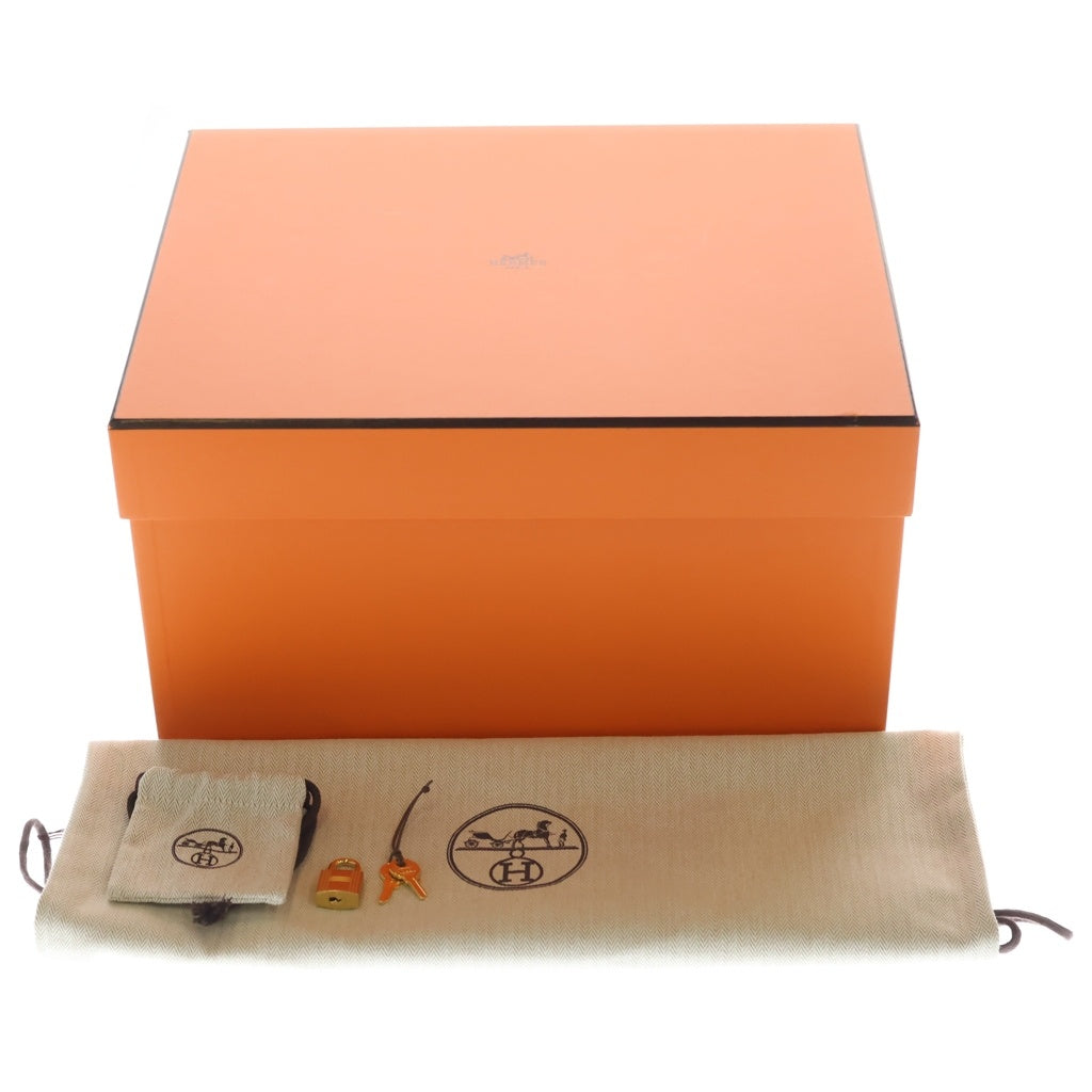 HERMES(エルメス) ピコタンロックMM キャバン トリヨンクレマンス レザー ハンドバッグ ゴールド金具 グレー K刻印 レディース