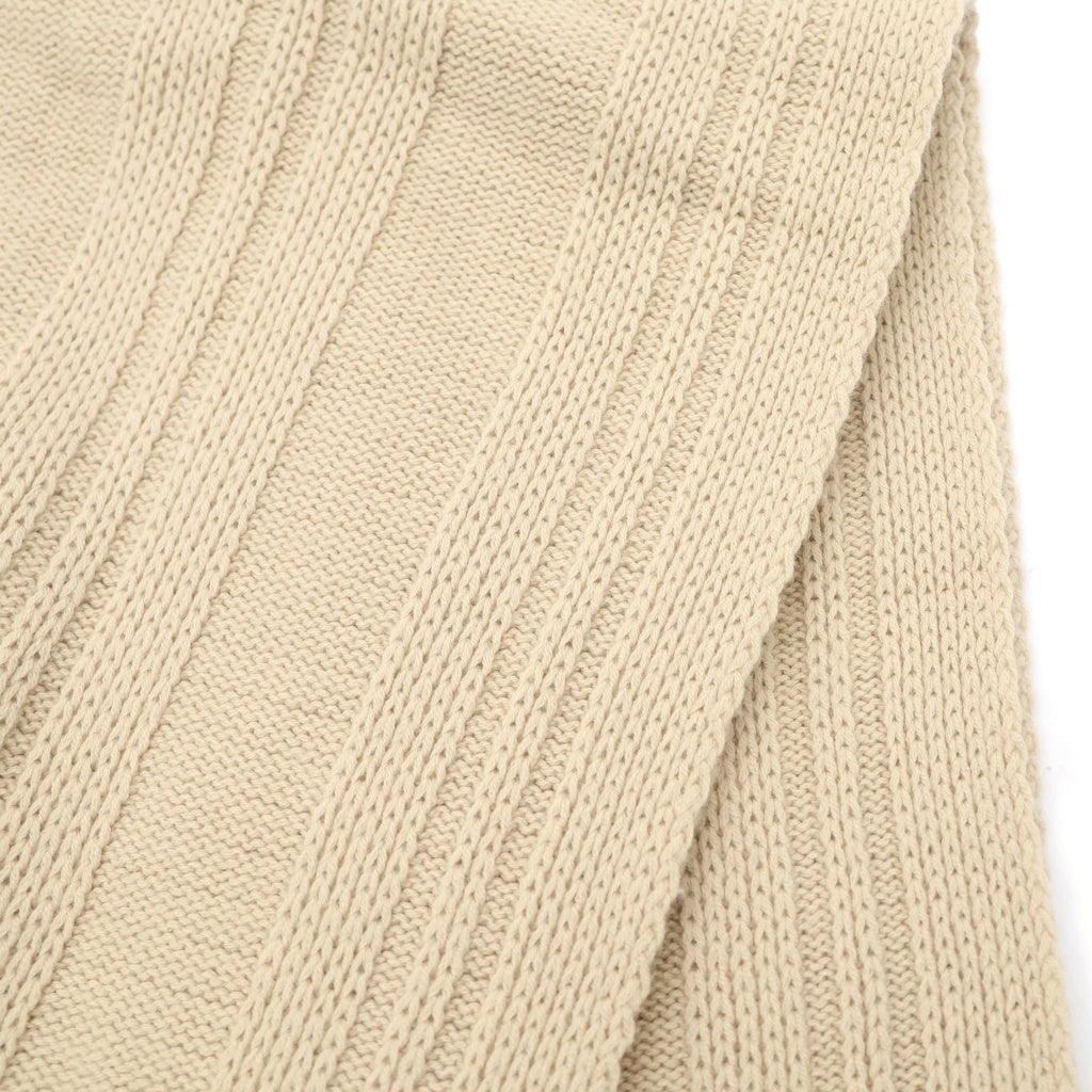 JIL SANDER NAVY(ジルサンダーネイビー) ウール マフラー ストール ベージュ レディース