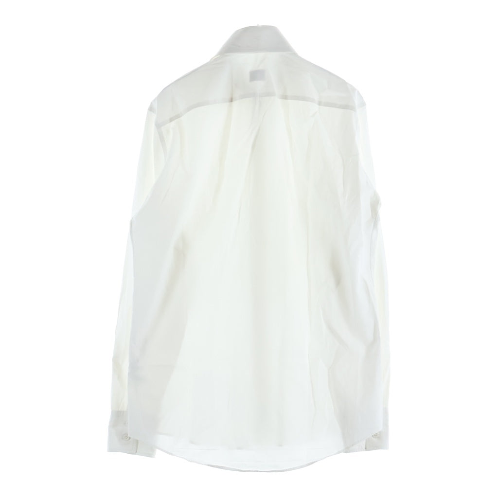 JIL SANDER NAVY(ジルサンダーネイビー) コットン 長袖 ロングスリーブシャツ #37 ホワイト