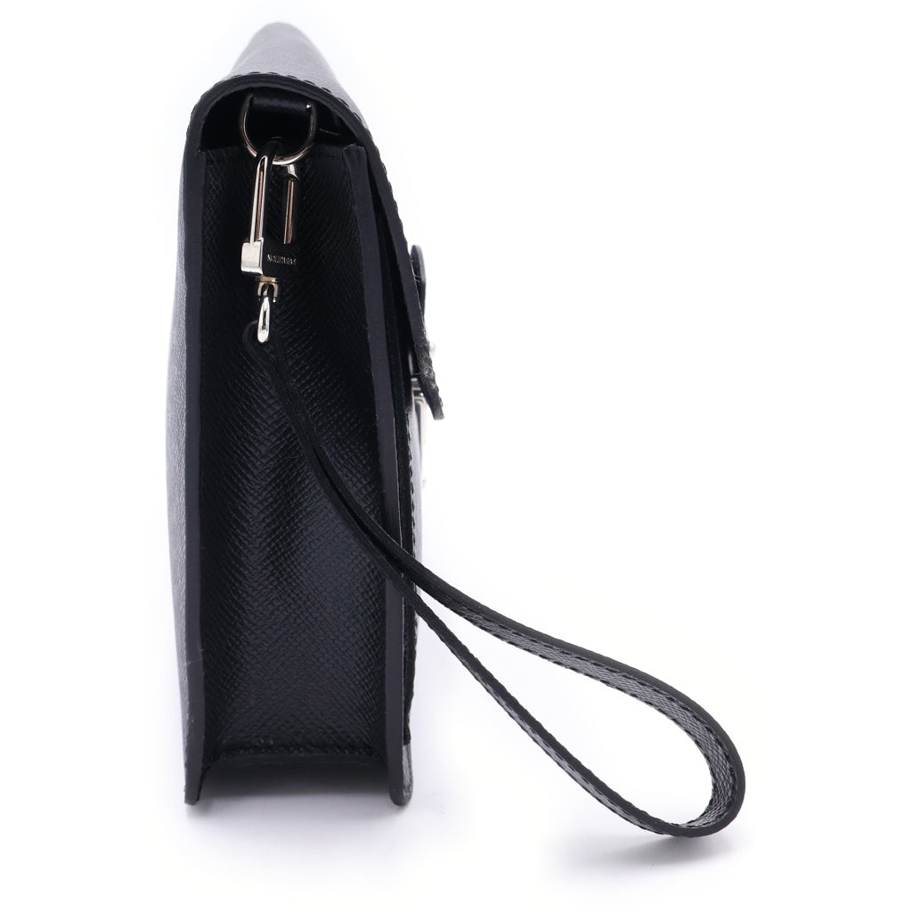 LOUIS VUITTON(ルイヴィトン) タイガ べライア セカンドバッグ クラッチバッグ ブラック ノワール レザー M32592 シルバー金具