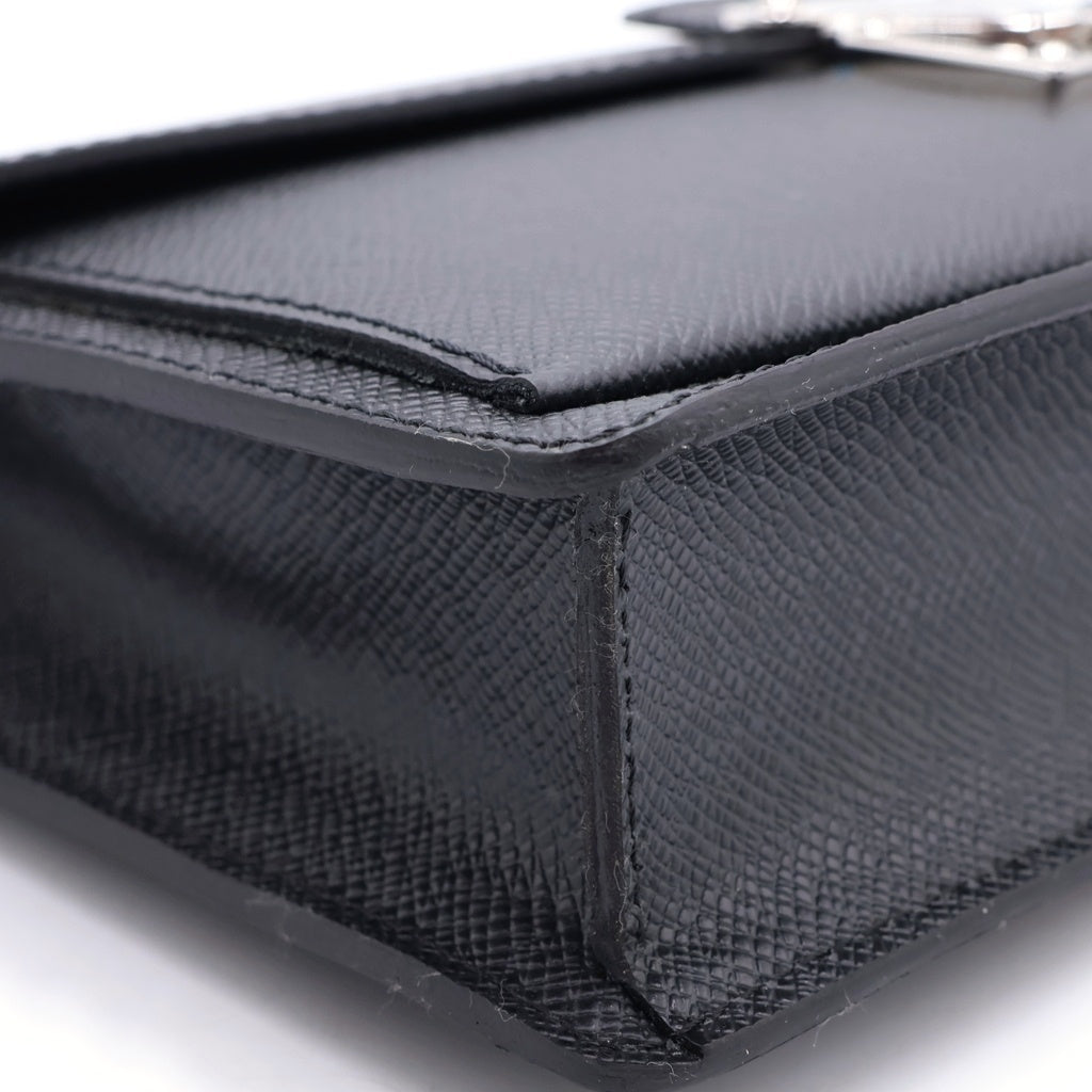 LOUIS VUITTON(ルイヴィトン) タイガ べライア セカンドバッグ クラッチバッグ ブラック ノワール レザー M32592 シルバー金具