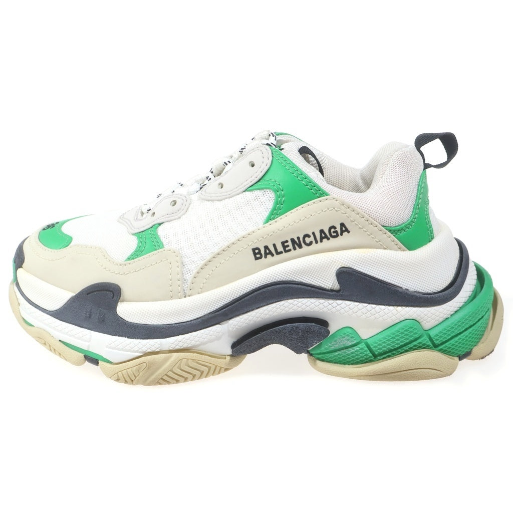 BALENCIAGA(バレンシアガ) Triple S トリプルエス ローカットシューズ スニーカー ホワイト/グリーン レディース 524039