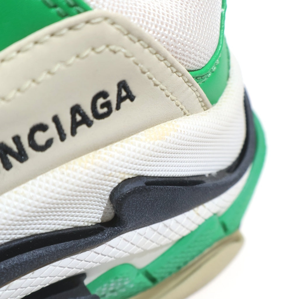 BALENCIAGA(バレンシアガ) Triple S トリプルエス ローカットシューズ スニーカー ホワイト/グリーン レディース 524039