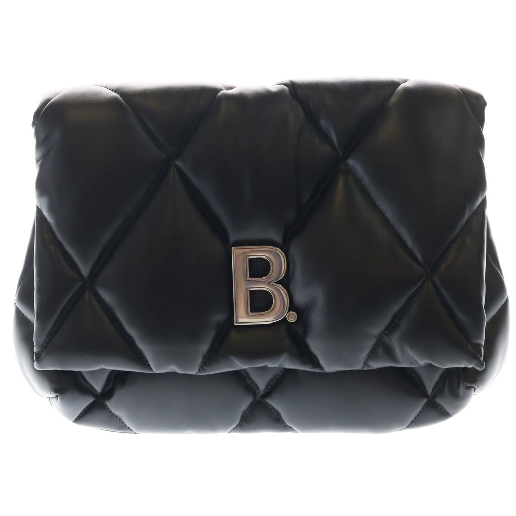 BALENCIAGA(バレンシアガ) タッチパフィ セカンドバッグ クラッチバッグ ブラック レザー 619450 シルバー金具 レディース