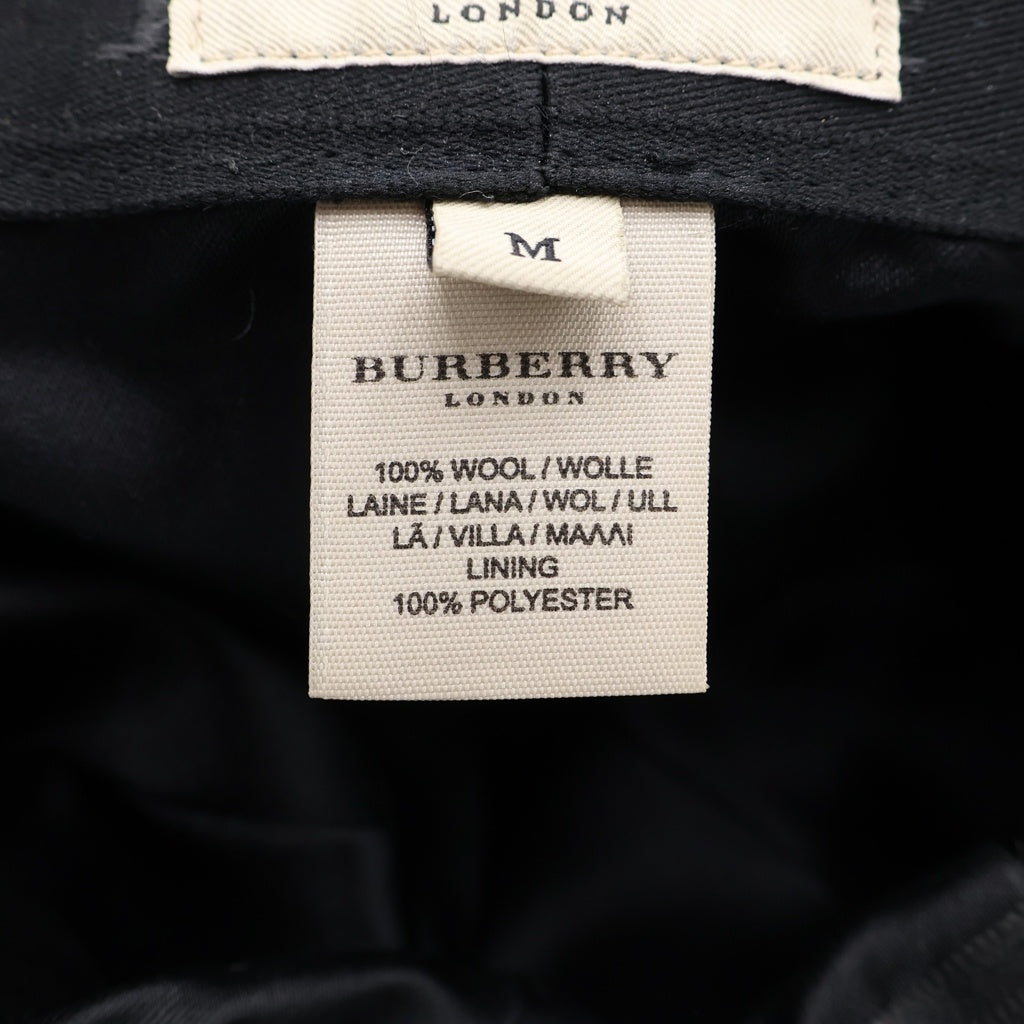 BURBERRY(バーバリー) ノバチェック総柄 ツイード ウール キャスケット 帽子 ベージュ レディース