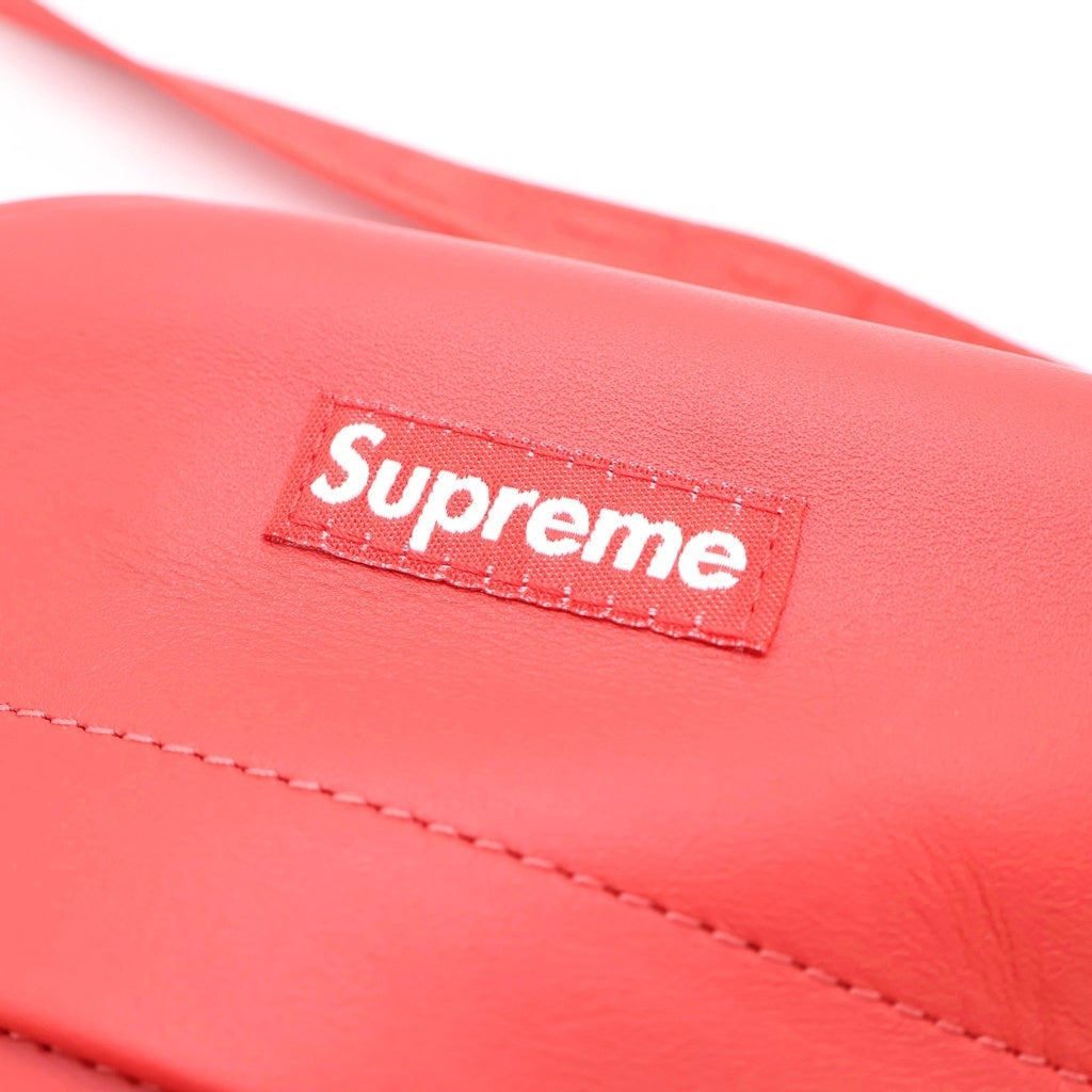 SUPREME(シュプリーム) 23AW Leather Shoulder Bag ボックスロゴ レザー ショルダーバッグ レッド レディース