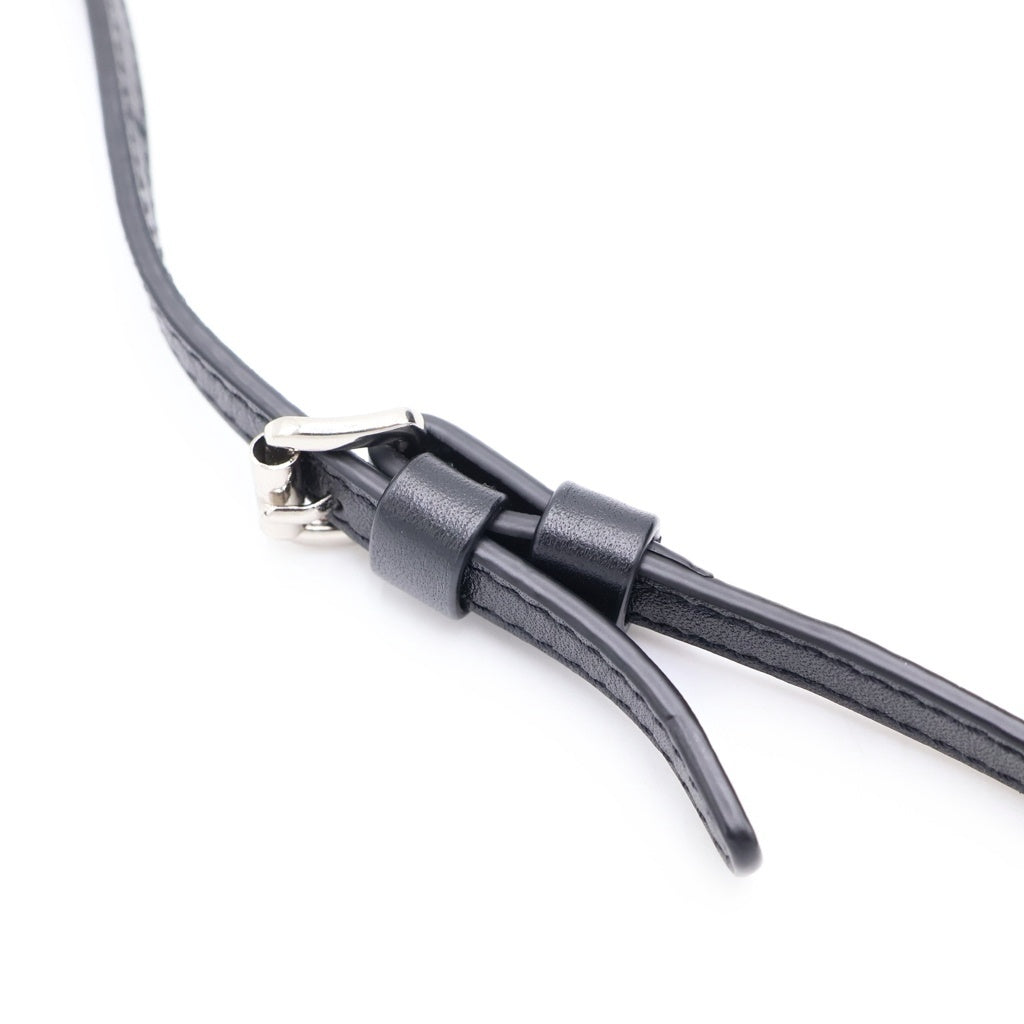 MM6 Maison Margiela(エムエムシックスメゾンマルジェラ) ジャパニーズ フェイクレザー クロスボディ ショルダーバッグ ブラック S54WD0106 レディース