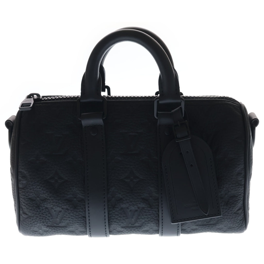 LOUIS VUITTON(ルイヴィトン) モノグラム トリヨン キーポルバンドリエール25 2WAYハンドバッグ ショルダーバッグ ブラック レザー M20900 ブラック金具 レディース