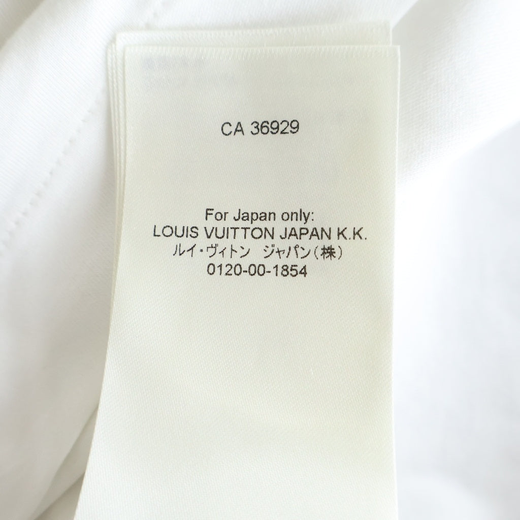 LOUIS VUITTON(ルイヴィトン) 19SS サイドストラップ 半袖Tシャツ カットソー ホワイト RW191W JG2 FGTS03 レディース