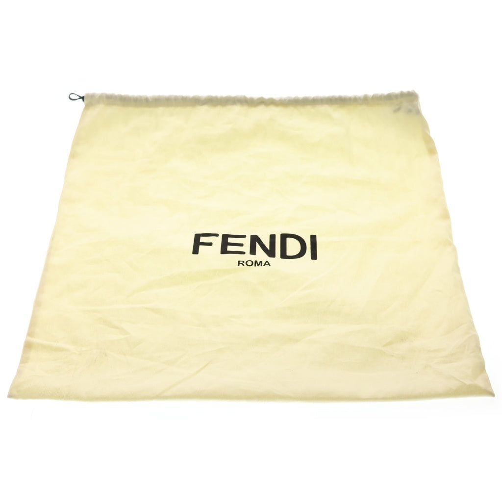 FENDI(フェンディ) エックストートバッグ ズッカ柄 ミディアム ハンドバッグ ライトグリーン キャンバス×レザー 8BH374 ゴールド金具 レディース