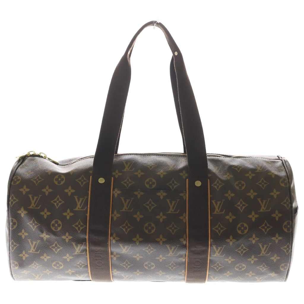 LOUIS VUITTON(ルイヴィトン) モノグラム スポーティ ボブール ハンドバッグ ボストンバッグ ブラウン レザー×PVC M97036 ゴールド金具 レディース