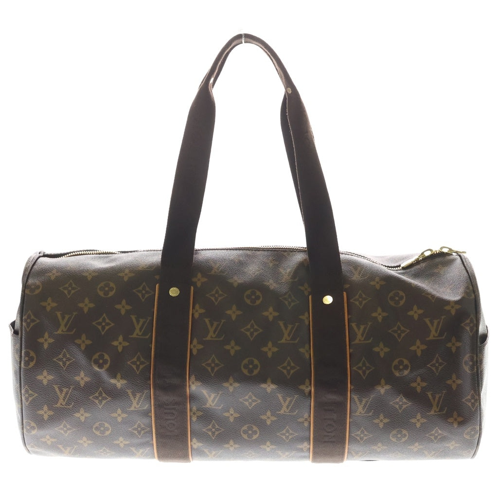 LOUIS VUITTON(ルイヴィトン) モノグラム スポーティ ボブール ハンドバッグ ボストンバッグ ブラウン レザー×PVC M97036 ゴールド金具 レディース