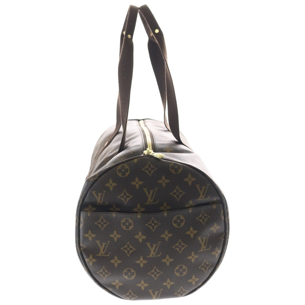 LOUIS VUITTON(ルイヴィトン) モノグラム スポーティ ボブール ハンドバッグ ボストンバッグ ブラウン レザー×PVC M97036 ゴールド金具 レディース