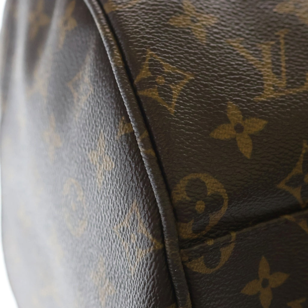 LOUIS VUITTON(ルイヴィトン) モノグラム スポーティ ボブール ハンドバッグ ボストンバッグ ブラウン レザー×PVC M97036 ゴールド金具 レディース